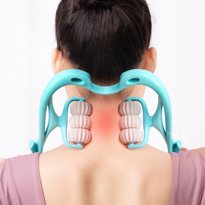 6-Wheel Manual Neck & Body Massager